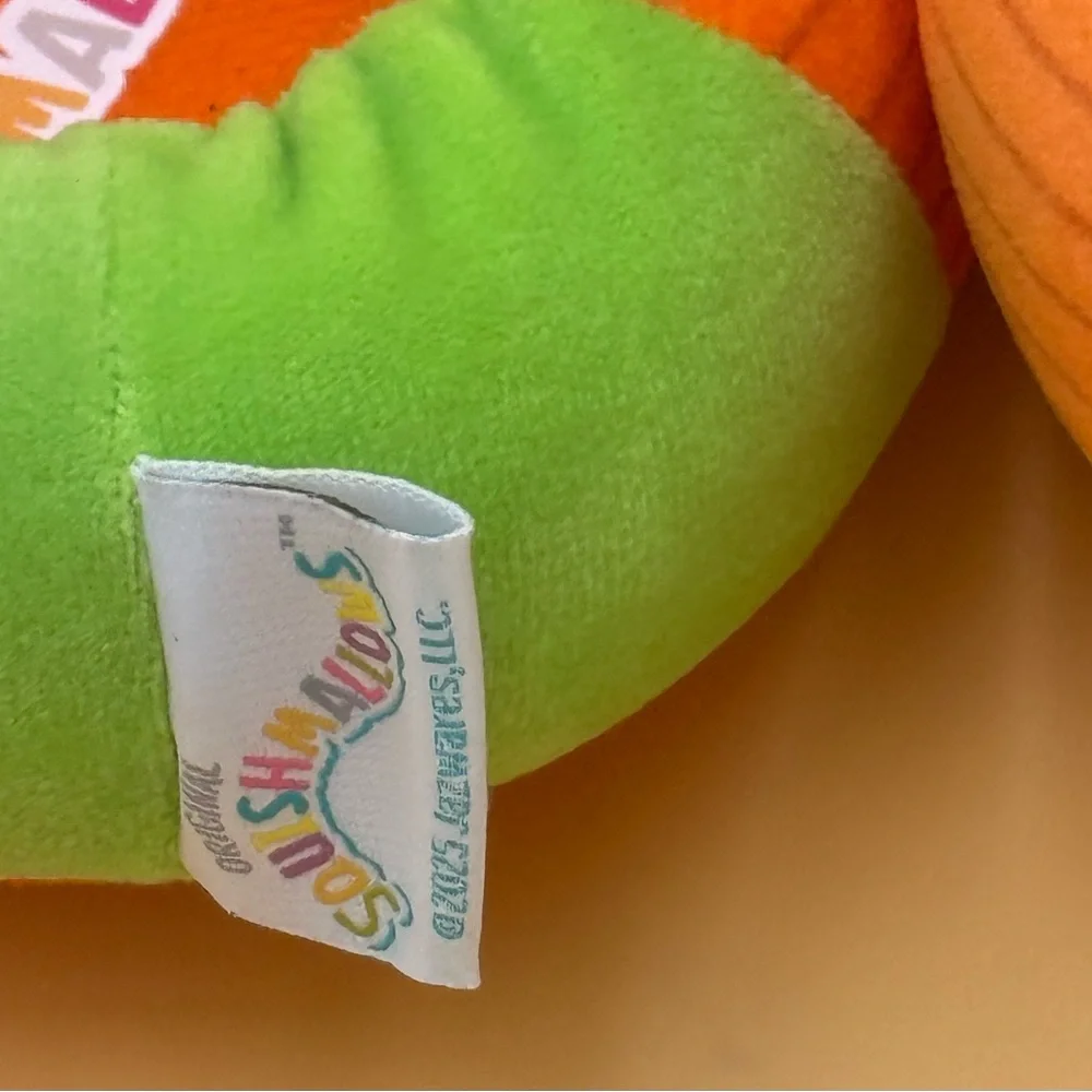 Squishmallows Green‎ and Orange Bat Socks NWT , ships next day .